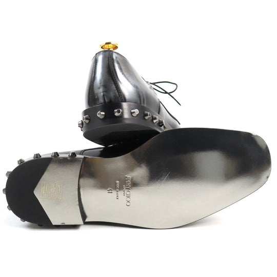 JIMMY CHOO Leather shoes 192STEFAN.WBM Main: Leather Black gun metallic STEFAN mens 41 Used Authentic