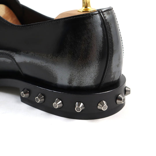 JIMMY CHOO Leather shoes 192STEFAN.WBM Main: Leather Black gun metallic STEFAN mens 41 Used Authentic