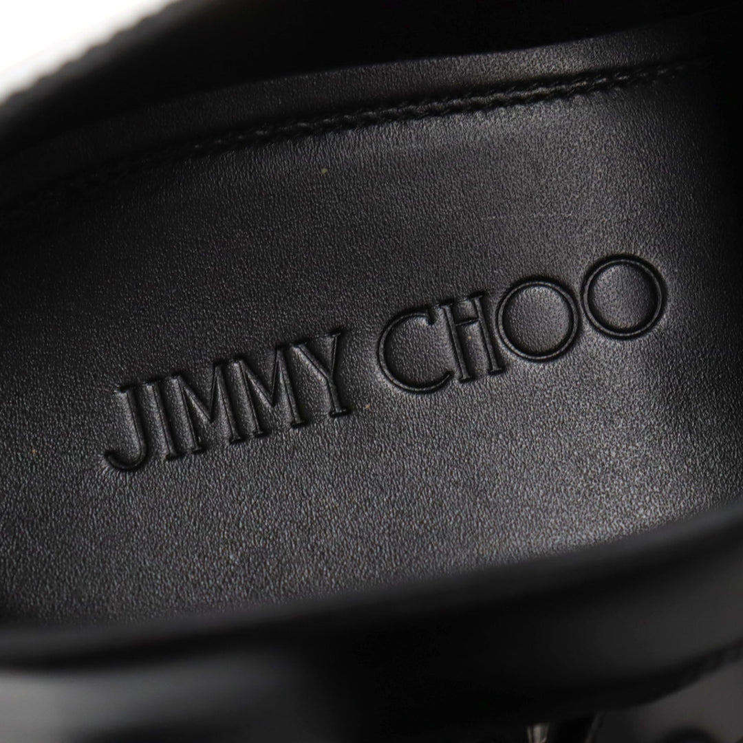 JIMMY CHOO Leather shoes 192STEFAN.WBM Main: Leather Black gun metallic STEFAN mens 41 Used Authentic
