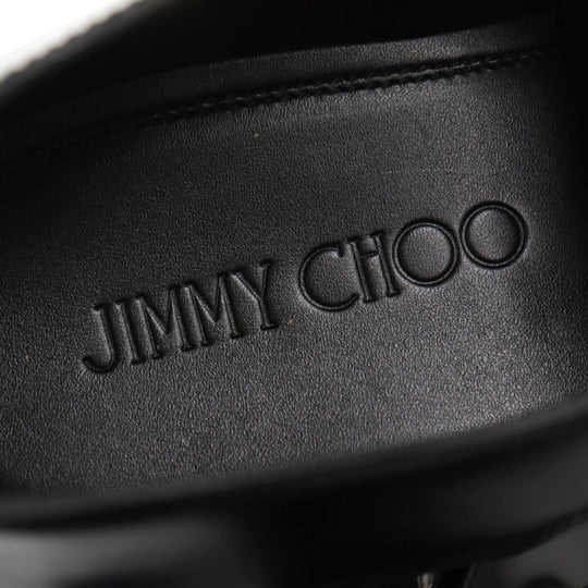 JIMMY CHOO Leather shoes 192STEFAN.WBM Main: Leather Black gun metallic STEFAN mens 41 Used Authentic