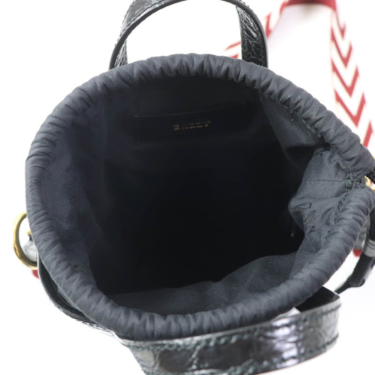 BALLY Shoulder Bag Main: Leather black CHLEA.C Women Used Authentic