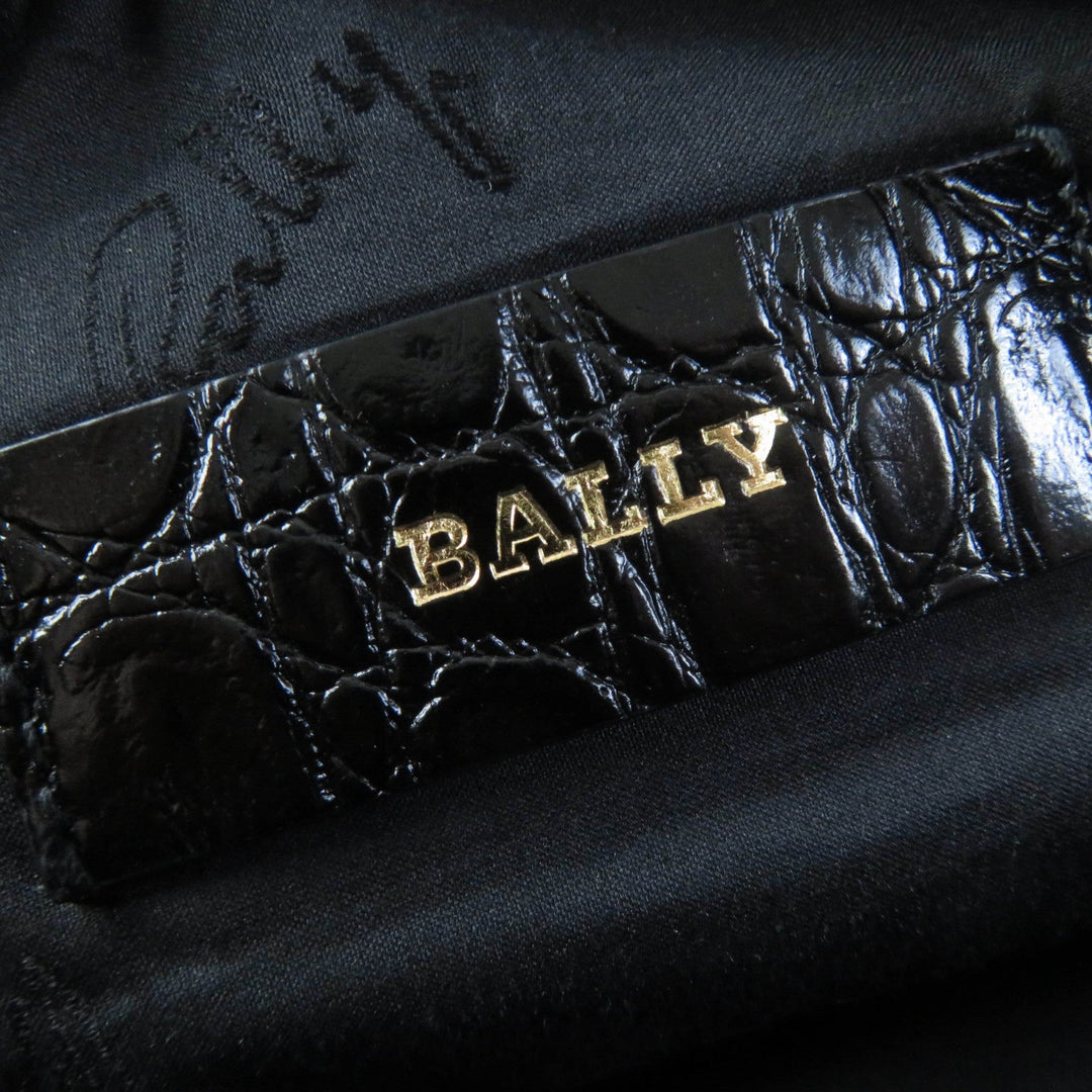 BALLY Shoulder Bag Main: Leather black CHLEA.C Women Used Authentic