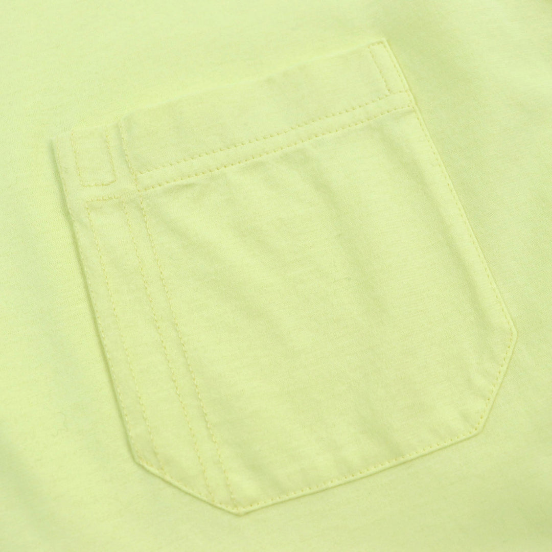 HERMES Short sleeve T-shirt Main: 100% cotton yellow mens L Used Authentic