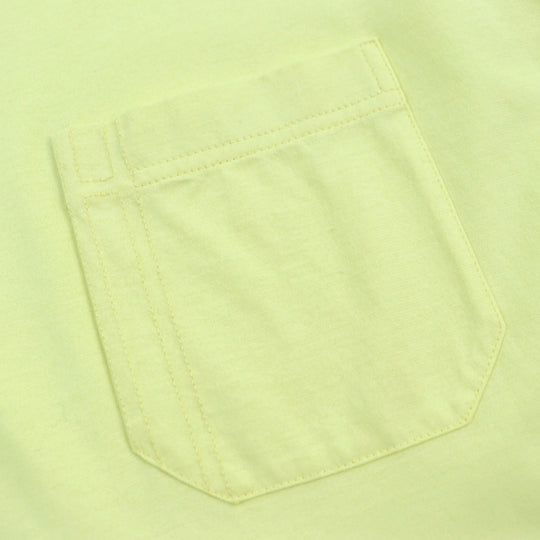 HERMES Short sleeve T-shirt Main: 100% cotton yellow mens L Used Authentic