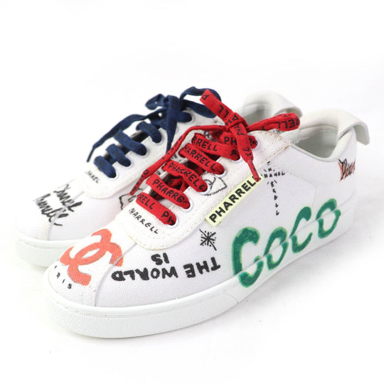 CHANEL sneakers G34877 Main: Canvas multicolor pharrell williams Women 36 Used Authentic