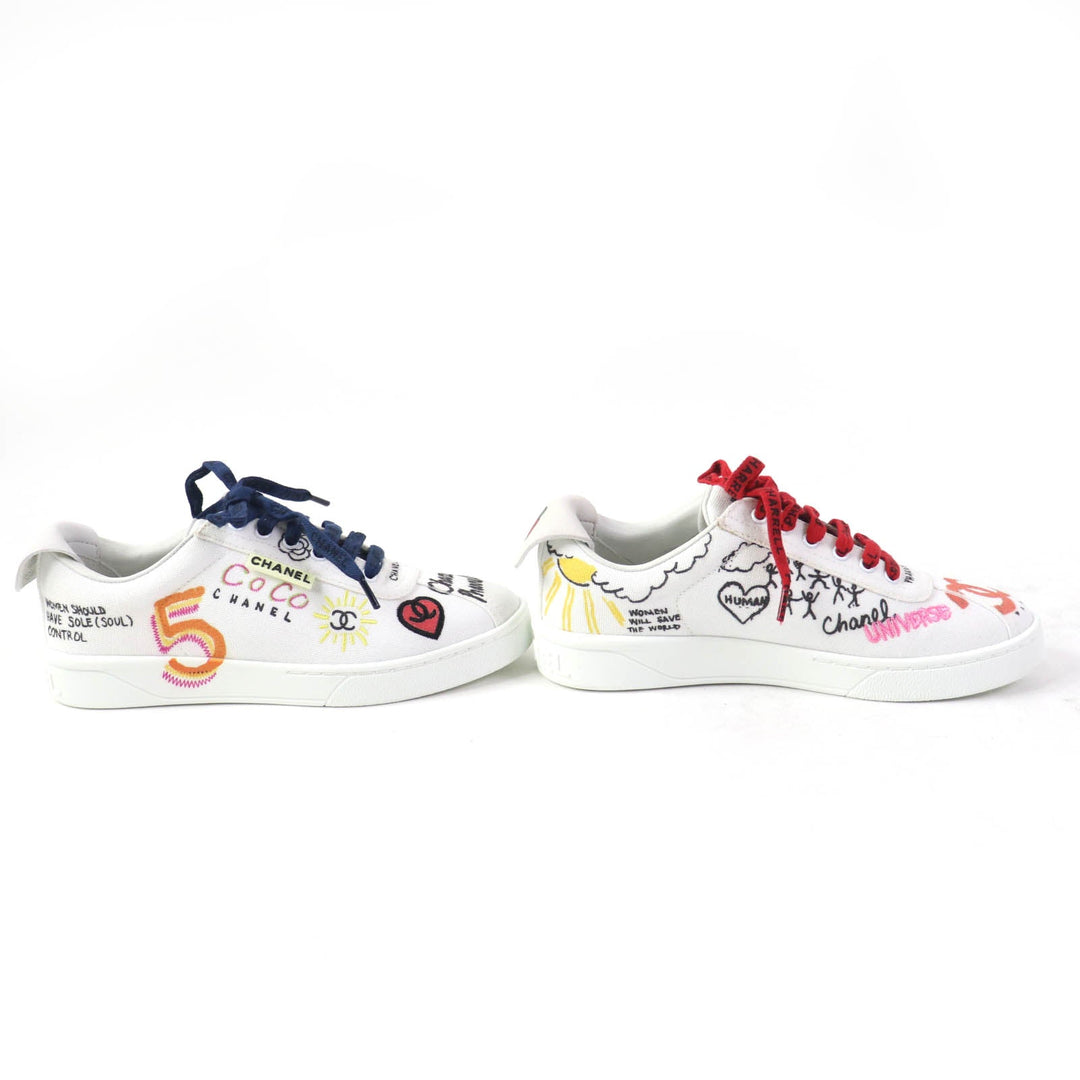 CHANEL sneakers G34877 Main: Canvas multicolor pharrell williams Women 36 Used Authentic