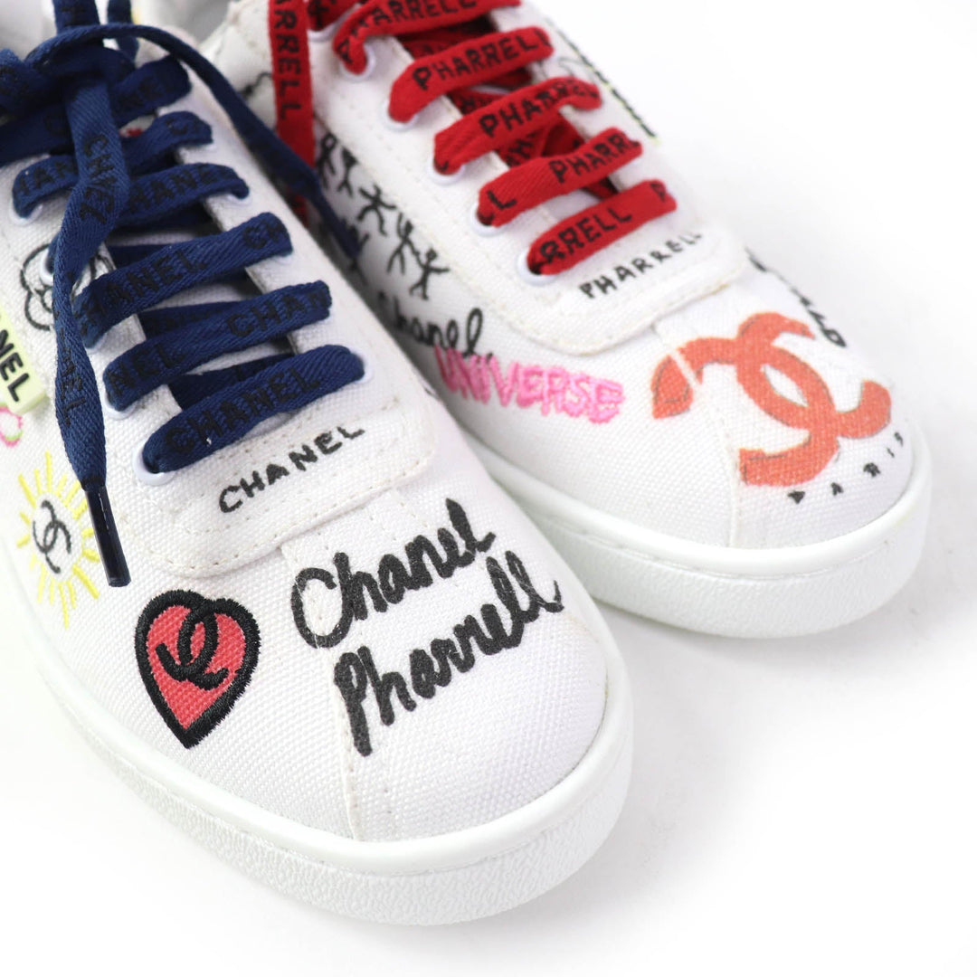 CHANEL sneakers G34877 Main: Canvas multicolor pharrell williams Women 36 Used Authentic