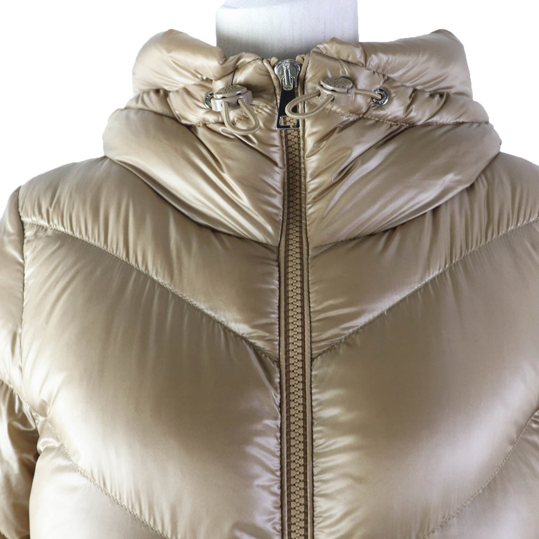MONCLER down coat Main: 100% nylon, Lining: 100% nylon, Part: 100% nylon, Filling: 90% down, Filling: 10% feather light brown CAMBALES Women 00 Used Authentic