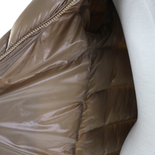 MONCLER down coat Main: 100% nylon, Lining: 100% nylon, Part: 100% nylon, Filling: 90% down, Filling: 10% feather light brown CAMBALES Women 00 Used Authentic