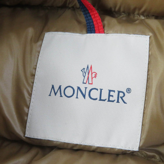 MONCLER down coat Main: 100% nylon, Lining: 100% nylon, Part: 100% nylon, Filling: 90% down, Filling: 10% feather light brown CAMBALES Women 00 Used Authentic