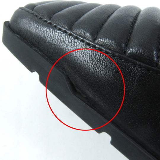 BALENCIAGA Ankle boots 596089 Main: Leather black Women 38 Used Authentic
