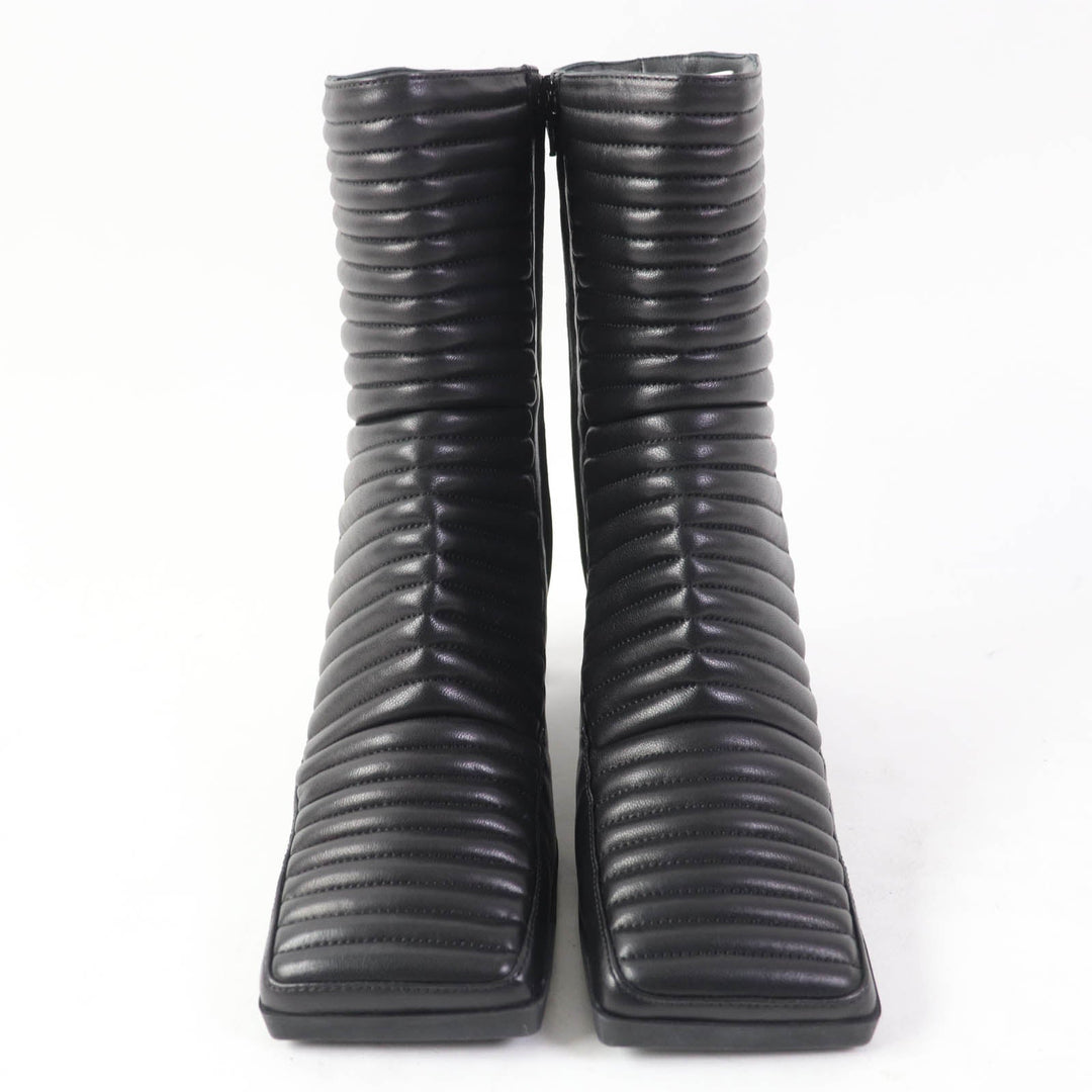 BALENCIAGA Ankle boots 596089 Main: Leather black Women 38 Used Authentic