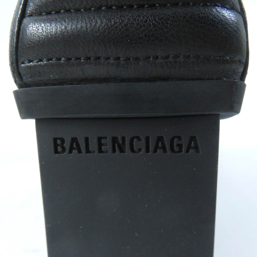 BALENCIAGA Ankle boots 596089 Main: Leather black Women 38 Used Authentic