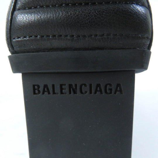 BALENCIAGA Ankle boots 596089 Main: Leather black Women 38 Used Authentic