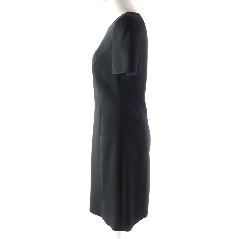 VERSACE one piece Outer material: 86% wool, Outer material: 10% silk, Outer material: 2% polyurethane, Outer material: 2% nylon, Lining: 96% rayon black Women 40 Used Authentic