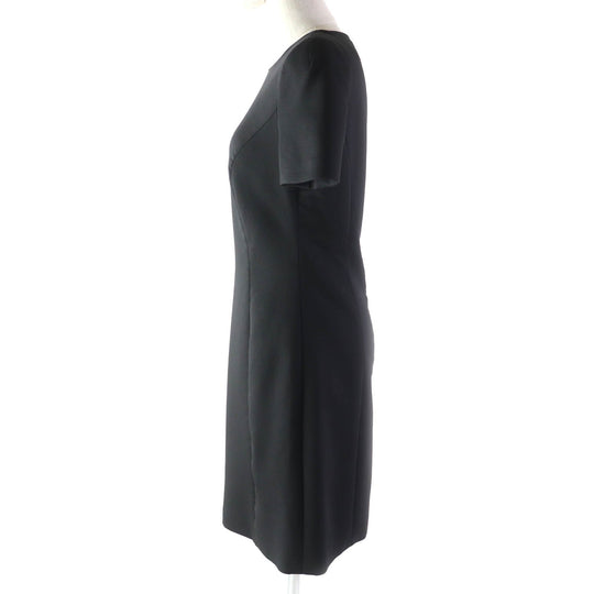 VERSACE one piece Outer material: 86% wool, Outer material: 10% silk, Outer material: 2% polyurethane, Outer material: 2% nylon, Lining: 96% rayon black Women 40 Used Authentic