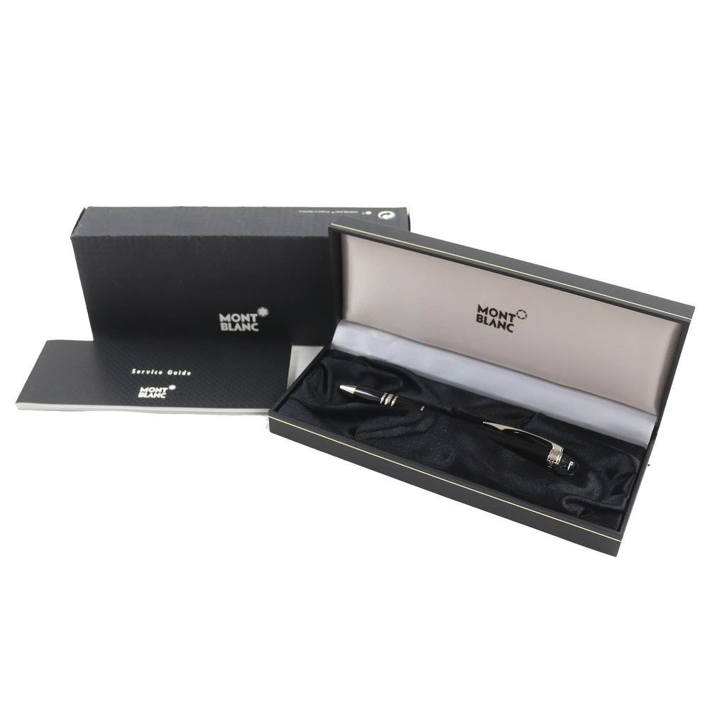 MONTBLANC Ballpoint pen PIX Black Precious Rubbed Gin Black Silver Starwalker mens Used Authentic