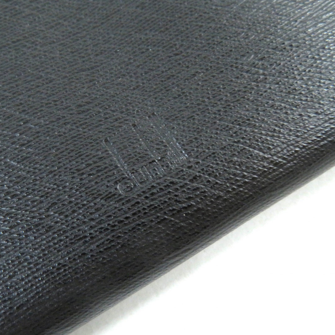 Dunhill Long Wallet Purse FP1010 Main: Leather black SIDE CAR mens Used Authentic