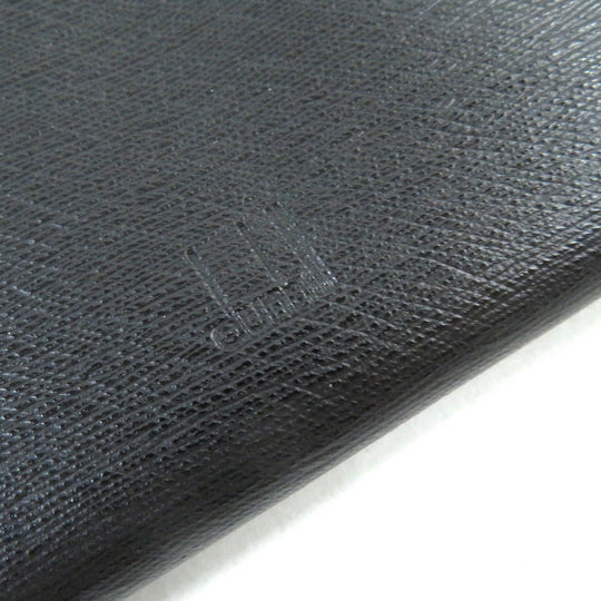 Dunhill Long Wallet Purse FP1010 Main: Leather black SIDE CAR mens Used Authentic