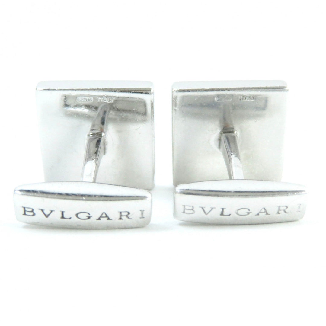 BVLGARI cuffs Main: SV925, Part: Onyx Silver black mens Used Authentic
