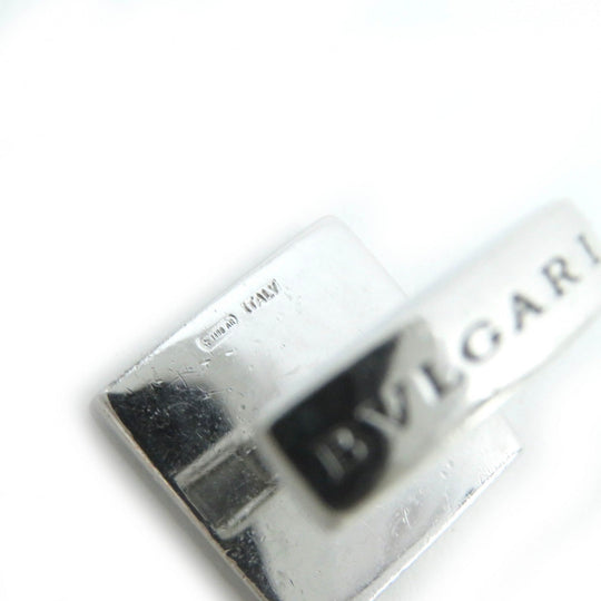BVLGARI cuffs Main: SV925, Part: Onyx Silver black mens Used Authentic