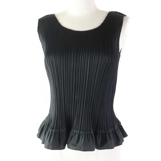 PLEATS PLEASE Cut PP23-JK721 Outer: 100% polyester, Part: 100% cotton black Women 3 Used Authentic