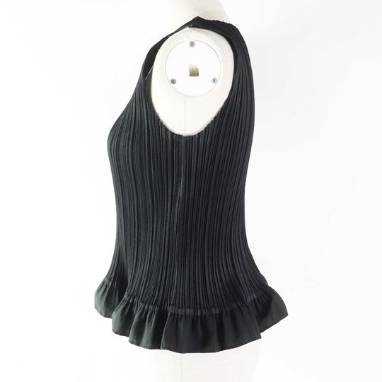 PLEATS PLEASE Cut PP23-JK721 Outer: 100% polyester, Part: 100% cotton black Women 3 Used Authentic