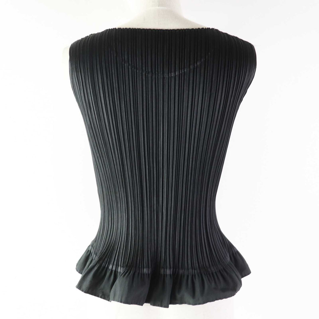 PLEATS PLEASE Cut PP23-JK721 Outer: 100% polyester, Part: 100% cotton black Women 3 Used Authentic
