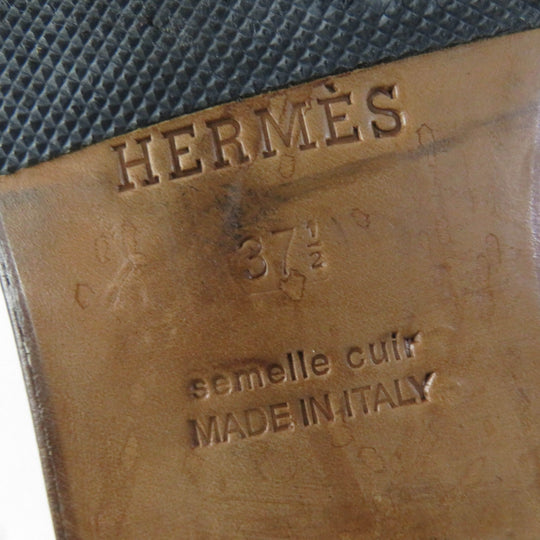 HERMES Knee-high boots Main: Leather Gurege Women 37 1/2 Used Authentic
