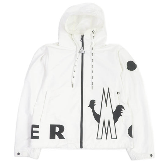 MONCLER Mountain Hoodie Main: 100% polyester white MYTHOS mens 1 Used Authentic