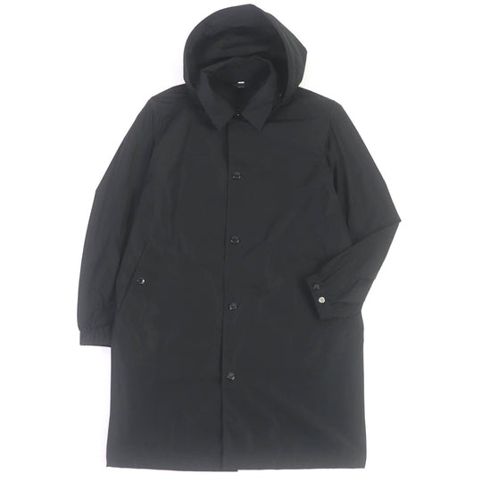 BURBERRY Stainless collar coat 8025643 Main: 100% polyester black mens 48 Used Authentic