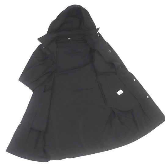 BURBERRY Stainless collar coat 8025643 Main: 100% polyester black mens 48 Used Authentic