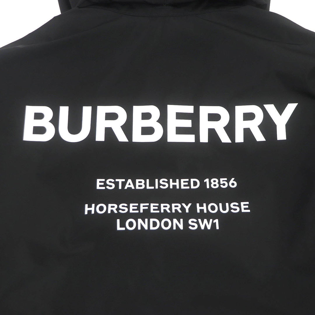 BURBERRY Stainless collar coat 8025643 Main: 100% polyester black mens 48 Used Authentic
