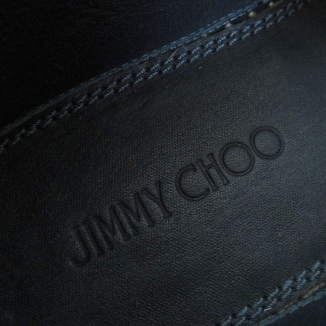 JIMMY CHOO Slip-on Main: Suede Indigo VADO mens 40 Used Authentic