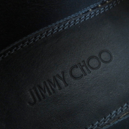 JIMMY CHOO Slip-on Main: Suede Indigo VADO mens 40 Used Authentic