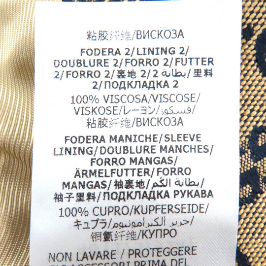 GUCCI 654922 Outer: 100% cotton, Outer: 100% polyester, Lining: 100% rayon, Outer: , Lining 2: 100% rayon Beige navy red mens 48 Used Authentic