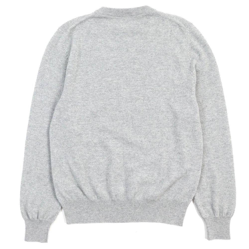 Dior HOMME knit 343M640AT721 Main: 100% cashmere, embroidery: 40% polyester, 35% nylon, 25% vegetable fiber gray mens S Used Authentic