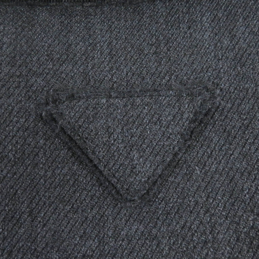PRADA Blouson SGC362 Outer: 100% virgin wool, Lining: 100% rayon gray mens 48 Used Authentic