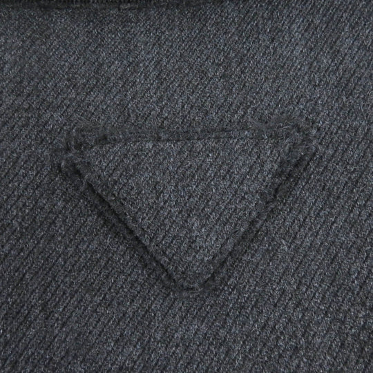 PRADA Blouson SGC362 Outer: 100% virgin wool, Lining: 100% rayon gray mens 48 Used Authentic
