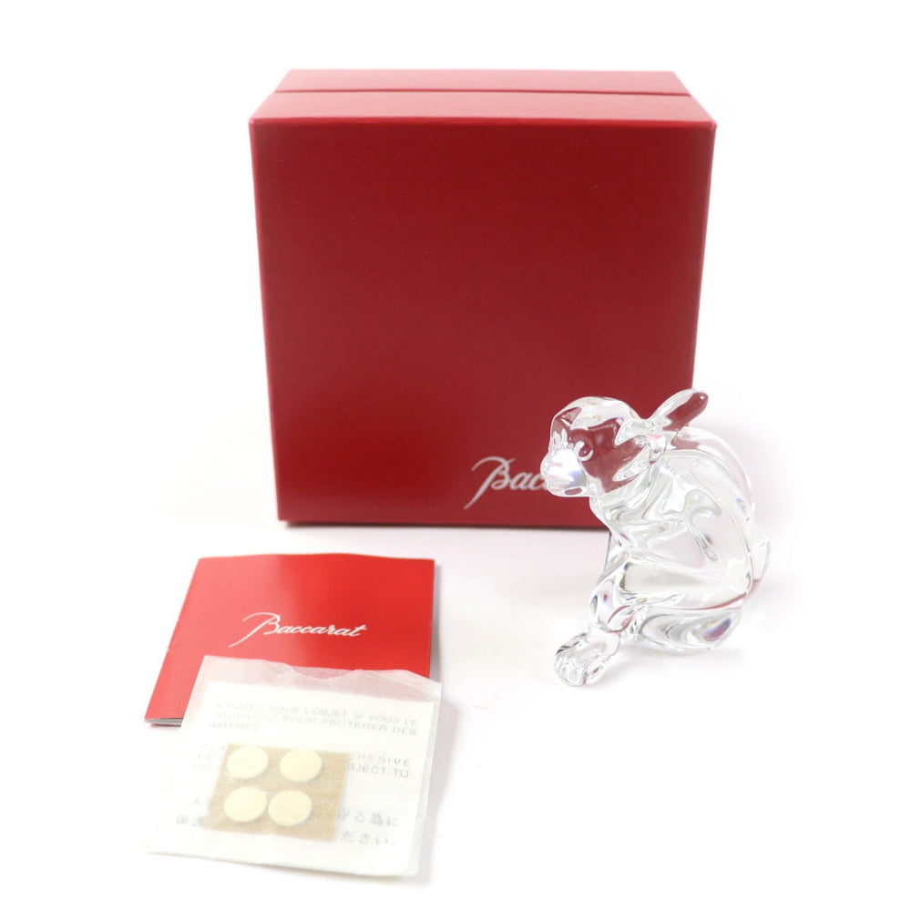 Baccarat object Crystal glass clear Women Used Authentic