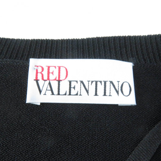 RED VALENTINO one piece Outer: 75% rayon, Outer: 25% nylon, Part: 100% nylon, Lining: 100% nylon, Part: 100% polyester black Women XS Used Authentic