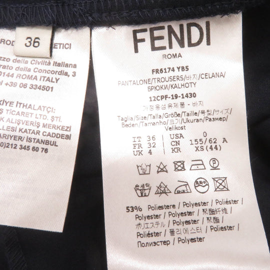 FENDI Other bottoms FR6176 Main: 53% polyester, 43% wool, 4% polyurethane Navy Women 36 Used Authentic