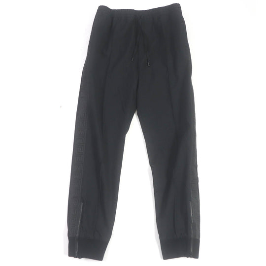 FENDI Pants FB0787 Main: 67% cotton, Main: 33% nylon, Part: 90% cotton, Part: 9% nylon, Part: 1% polyurethane black mens 48 Used Authentic