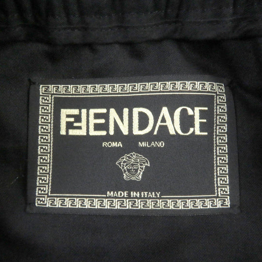 FENDI Pants FB0787 Main: 67% cotton, Main: 33% nylon, Part: 90% cotton, Part: 9% nylon, Part: 1% polyurethane black mens 48 Used Authentic