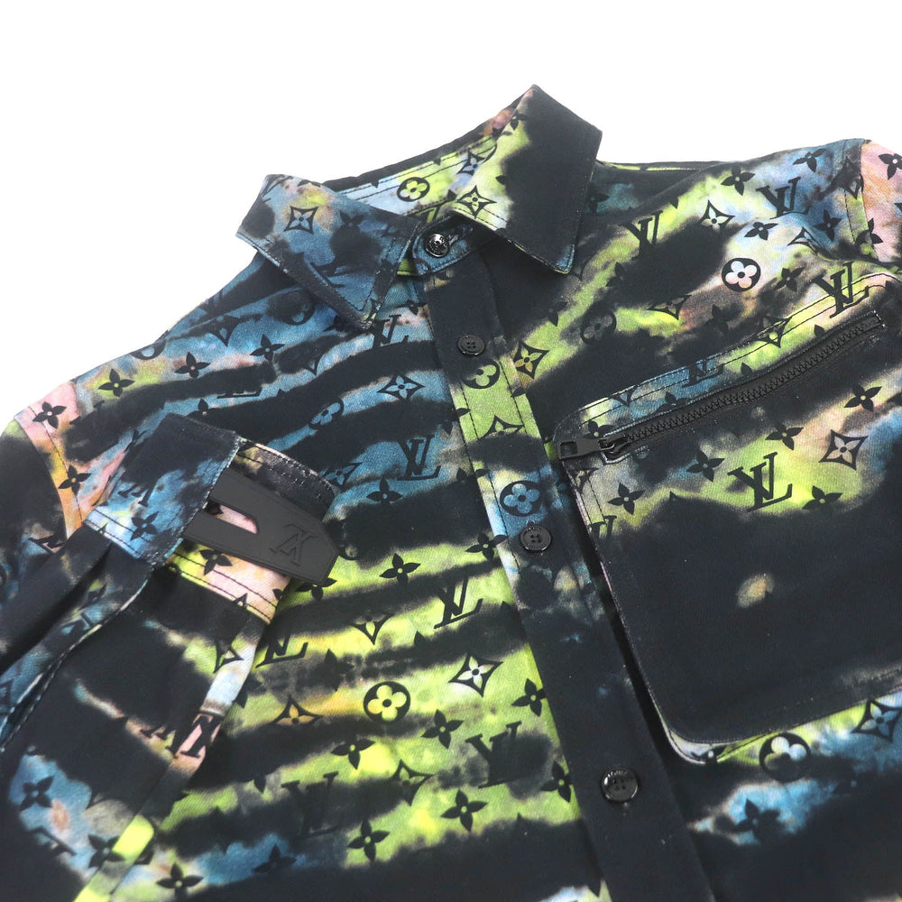 LOUIS VUITTON Denim Jacket 1A9A3S Main: 100% cotton Black type Multicolor mens M Used Authentic