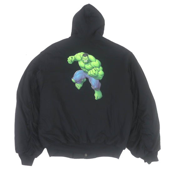 BALENCIAGA Bomber jacket 657115 Outer: 100% cotton, Filling: 100% polyester, Lining: 100% polyester black mens XXS Used Authentic