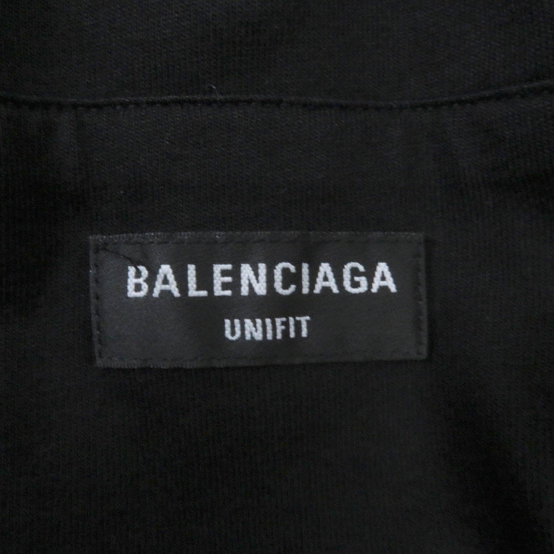 BALENCIAGA Bomber jacket 657115 Outer: 100% cotton, Filling: 100% polyester, Lining: 100% polyester black mens XXS Used Authentic