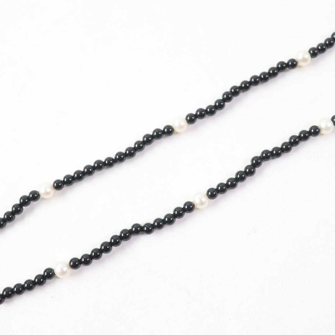 TIFFANY&Co. Necklace Main: Onyx, Main: SV925 Black Silver Ziegfeld Collection Necklace Women Used Authentic