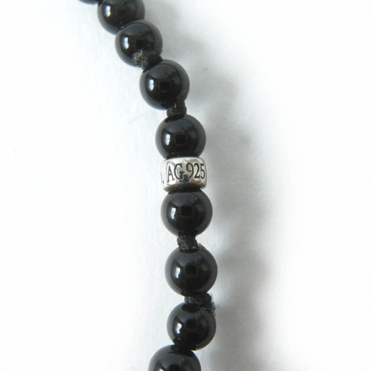 TIFFANY&Co. Necklace Main: Onyx, Main: SV925 Black Silver Ziegfeld Collection Necklace Women Used Authentic
