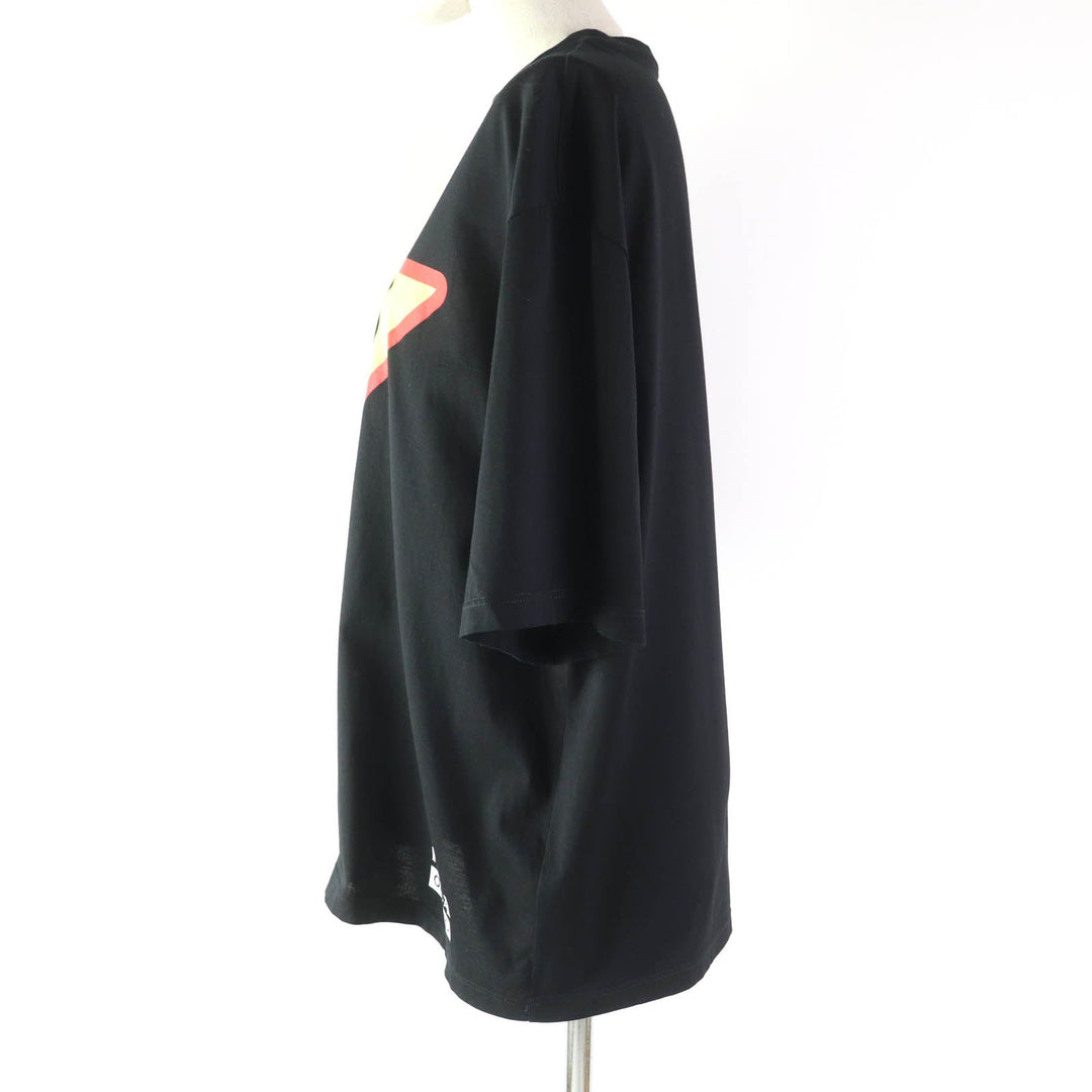 PRADA Short sleeve T-shirt 35976 Main: 100% cotton black Banana Collection Women S Used Authentic